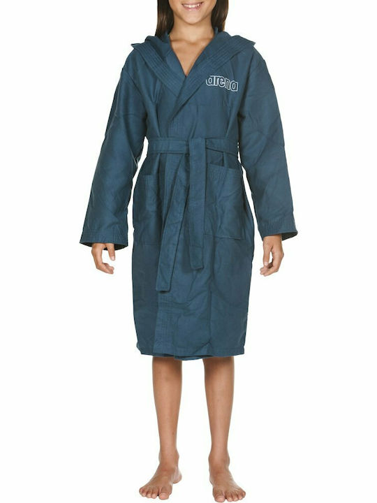 Arena Zeal 000925-701 Kids Swimming Bathrobe Blue