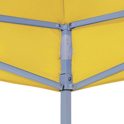 vidaXL Cover for Kiosk Yellow 6x3m 270gr/m²