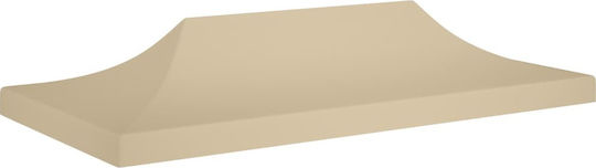 vidaXL Cover for Kiosk Beige 6x3m 270gr/m² 270gr/m²