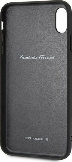 Ferrari Off Track Victory Back Cover Δερμάτινο / Πλαστικό Μαύρο (iPhone XS Max)