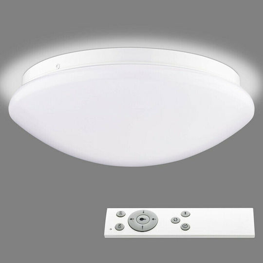Navaris Deckenleuchte 29cm Weiß mit Integrierter LED