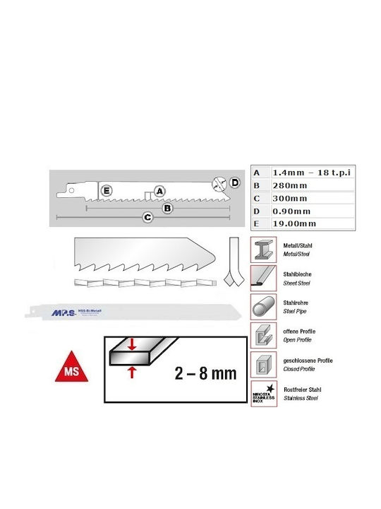 MP.S 4420 280mm 5Stück