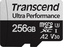 Transcend 340S microSDXC 128GB Class 10 U3 V30 A2 UHS-I with Adapter