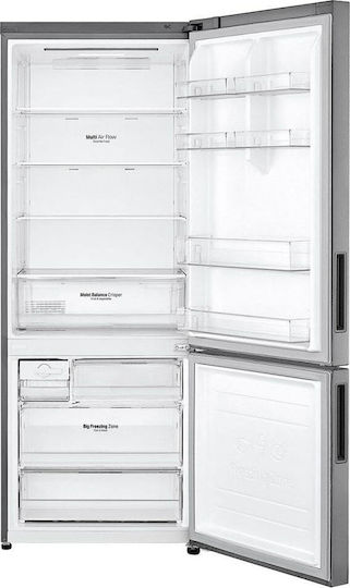 LG Ψυγειοκαταψύκτης 462lt Total NoFrost Υ185xΠ70xΒ70εκ. Inox GBB566PZHMN