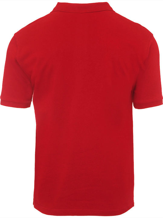 Errea Herren Kurzarmshirt Polo Rot