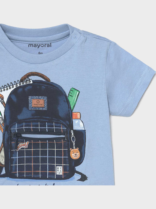 Kids' T-shirt Light Blue No School Today