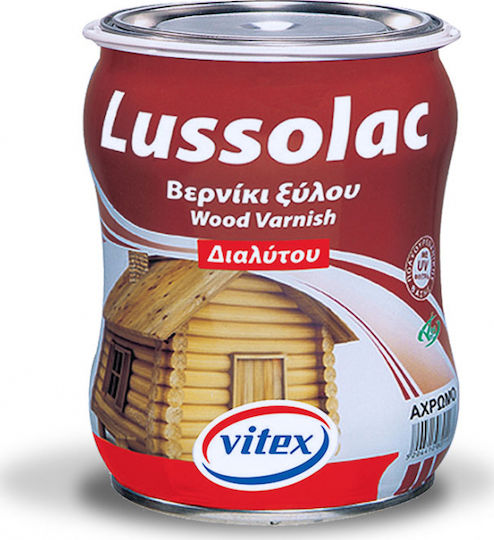 Vitex Lussolac Surface Varnish Polyurethane Solvent Based 405 Mahogany Gloss 750ml