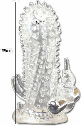 Baile Brave Man Penis Extension Clear 18cm