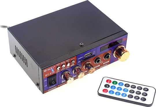 Ενισχυτής Mini Teli BT-618 Μαύρος