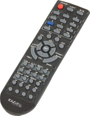 Ibiza Sound Ηχείο με λειτουργία Karaoke SPLBOX350-PORT σε Μαύρο Χρώμα