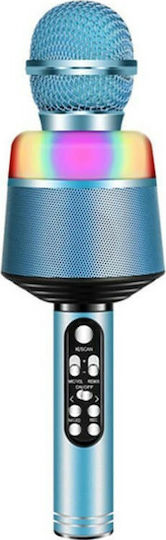 Wireless Karaoke Microphone Q008 Blue