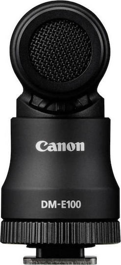 Canon DM-E100 Electret Μικρόφωνο 3.5mm Shock Mounted για Κάμερα