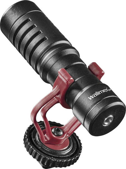 Walimex Directional Microphone Vlog Μικρόφωνο 3.5mm Shock Mounted για Κάμερα