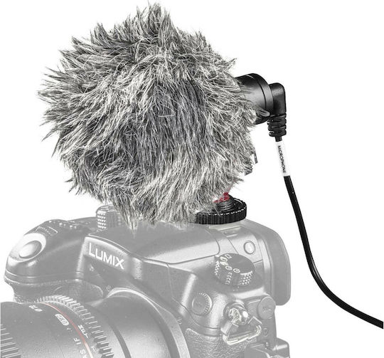 Walimex Directional Microphone Vlog Μικρόφωνο 3.5mm Shock Mounted για Κάμερα