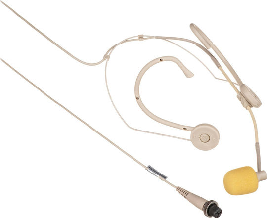 Mipro MU 53HNS 1M Condenser (Small Diaphragm) Microphone Head for Vocals in Beige Color