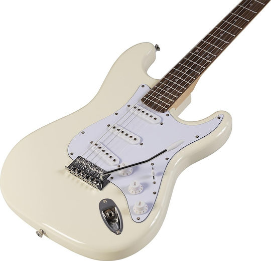 Soundsation Rider Standard S Електрическа Китара с SSS Конфигурация на Пикапите Vintage Blonde