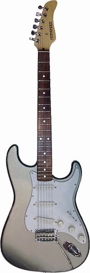 Fernandes LE 1 Chitară Electrică Stratocaster cu SSS Configurație Doze Silver