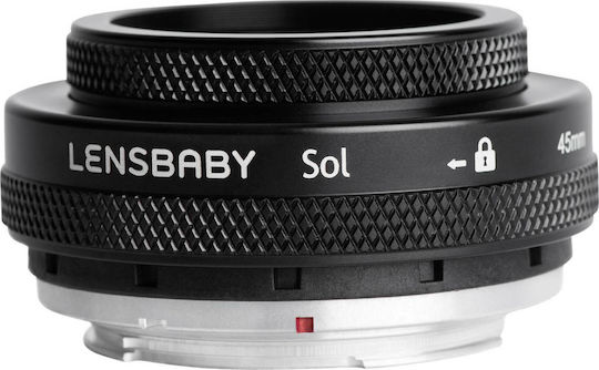 Lensbaby Obiectiv Foto Full Frame Sol 45 Standard / Tilt-Shift pentru Montaj Fujifilm X Negru
