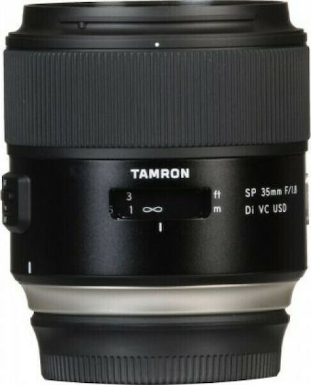 Tamron Full Frame Φωτογραφικός Φακός SP 35mm f/1.8 Di VC USD Wide Angle για Canon EF Mount Μαύρος