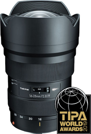 Tokina Full Frame Camera Lens Opera 16-28mm f/2.8 FF Wide Angle Zoom for Canon EF Mount Black