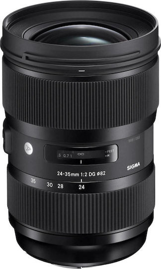 Sigma Full Frame Φωτογραφικός Φακός 24-35mm f/2 DG HSM Art Wide Angle Zoom για Canon EF Mount Black