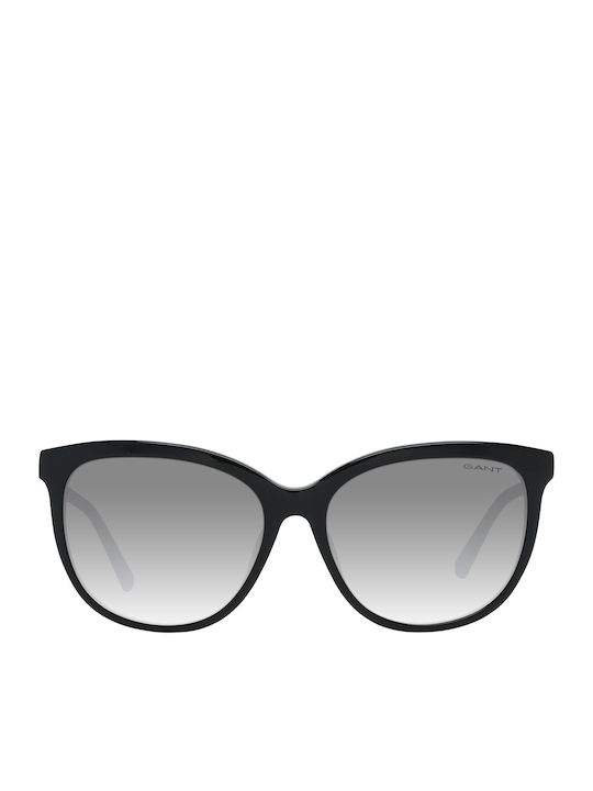 Gant Women's Sunglasses with Black Acetate Frame and Black Gradient Lenses GA8078 01B