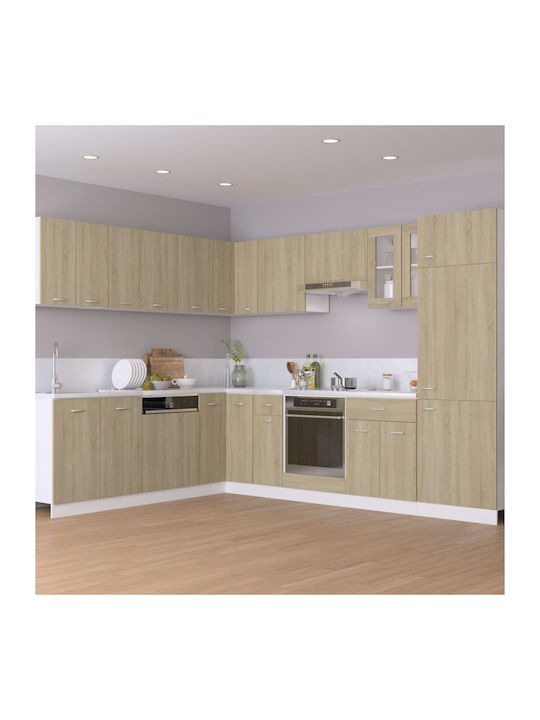 Ъглов Шкаф Подов Sonoma Oak 75.5x75.5x80.5бр