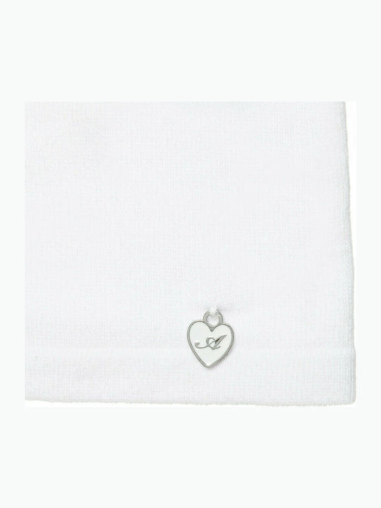 Kids Sweatshirt Cardigan with Hood White