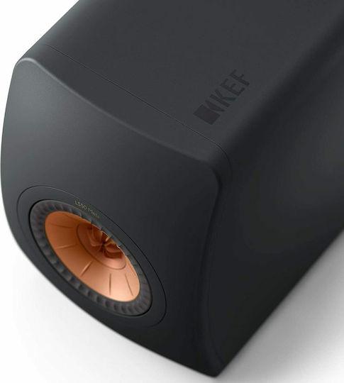 Kef LS50 Meta Pereche Boxe Hi-Fi Bookself 100W 2 Nr. de șoferi L20xA28.5xÎ30.2cm. Negru