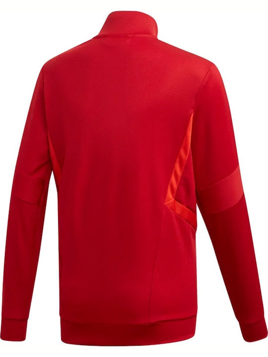 Sportlich Kinderstrickjacke Rot Tiro 19 Training