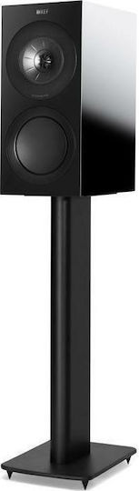 Kef R3 Ζεύγος Ηχείων Hi-Fi Βιβλιοθήκης 180W 3 Δρόμων Π19.96xΒ33.55xΥ42.2εκ. Μαύρο Γυαλιστερό
