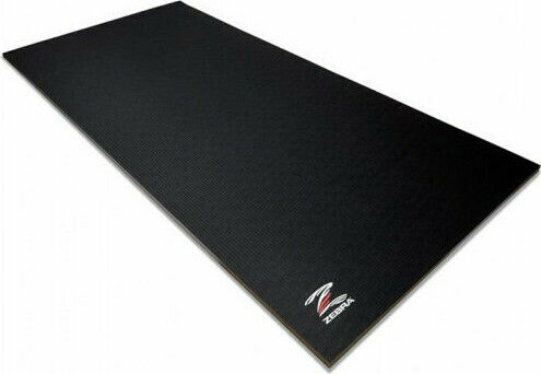 Zebra Fitnessmatte Yoga/Pilates Schwarz (304.8x152.4x3.2cm)