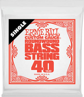 Ernie Ball Einzelne Nickel gewickelt Saite für Bass Custom Gauge Electric Bass .040"