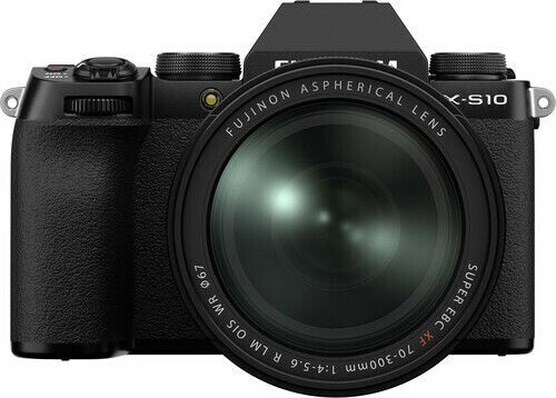 Fujifilm Crop Camera Lens XF 70-300mm f/4-5.6 R LM OIS WR Tele Zoom / Telephoto for Fujifilm X Mount Black