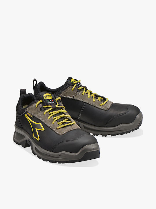 Utility Diadora Sport Diatex Low Αδιάβροχο Παπούτσι Ασφαλείας Μαύρο S3 με Πιστοποίηση P, CI, SRC,WR