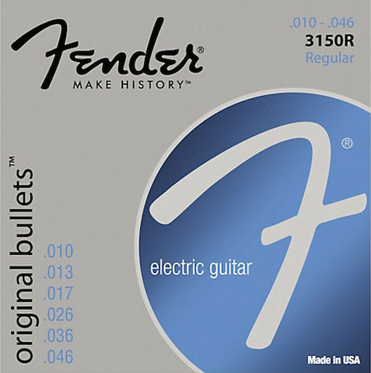 Fender 3150 Original Bullets Σετ Χορδών Pure Nickel Ηλεκτρικής Κιθάρας 10 - 46" 3150R