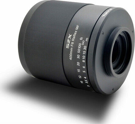 Tokina Full Frame Camera Lens SZX 400mm f/8 Reflex MF Telephoto for Canon EF Mount Black