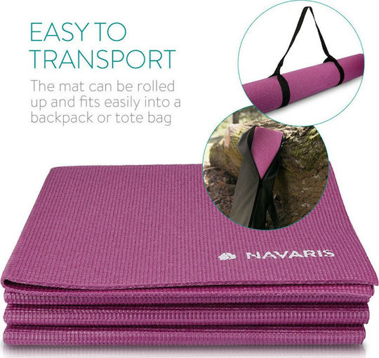 Navaris Exercise Mat Purple (173x61x0.4cm)