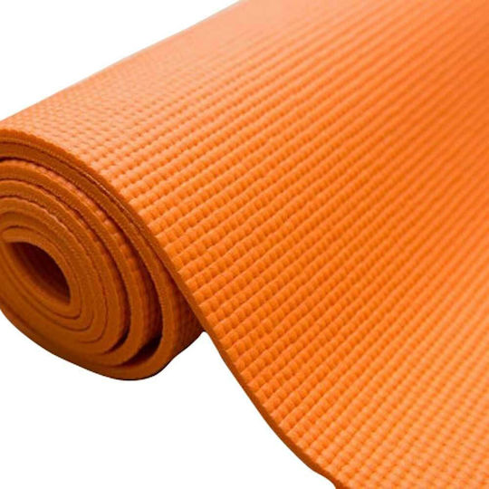 Αθλοπαιδιά Στρώμα Γυμναστικής Yoga Πορτοκαλί (173x61x0.3cm)