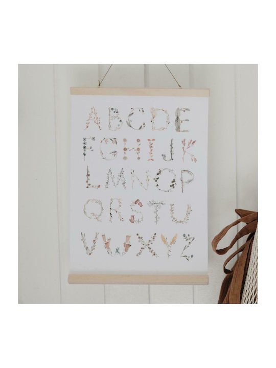 Mushie Εκπαιδευτική Παιδική Αφίσα Medium Alphabet International 29.7x42εκ.
