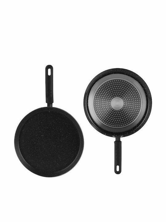 Edenberg Crepe Maker made of Aluminum with Stone Coating 28cm