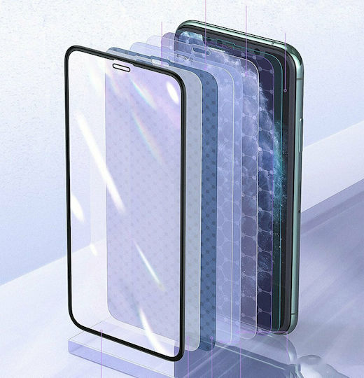 Baseus Fullscreen Curved 3D Vollflächig gehärtetes Glas (iPhone 11 Pro)