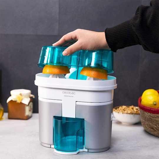 Cecotec Essentialvita Twice Electric Juicer 90W with 500ml Capacity White