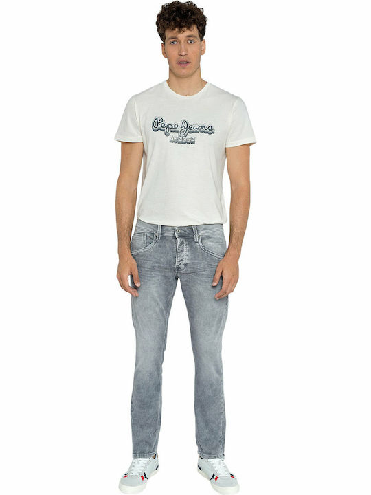 Pepe Jeans Men's Jeans Pants in Regular Fit Grey