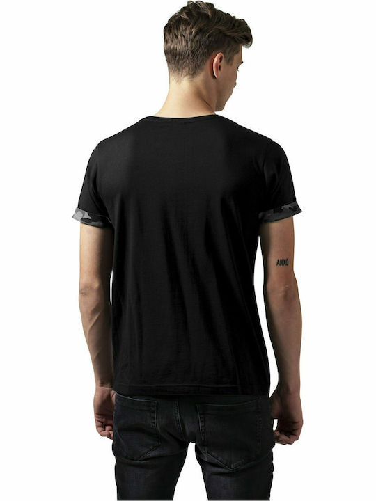 Urban Classics TB1373 T-shirt Bărbătesc cu Mânecă Scurtă Dark Camo