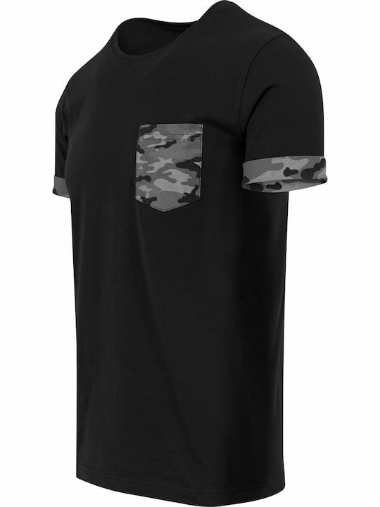 Contrast T-shirt Dark Camo