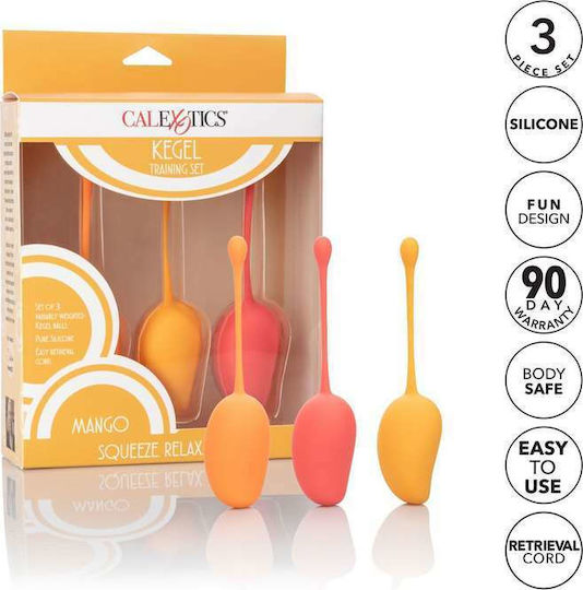 Calexotics Kegel Training Set Κολπικές Μπάλες Πορτοκαλί