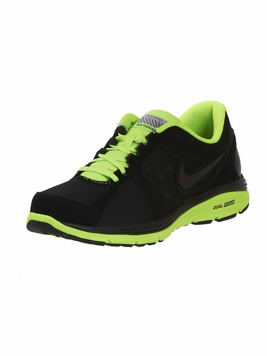 Nike Dual Fushion Run Shild Ανδρικά Αθλητικά Παπούτσια Running Μαύρα