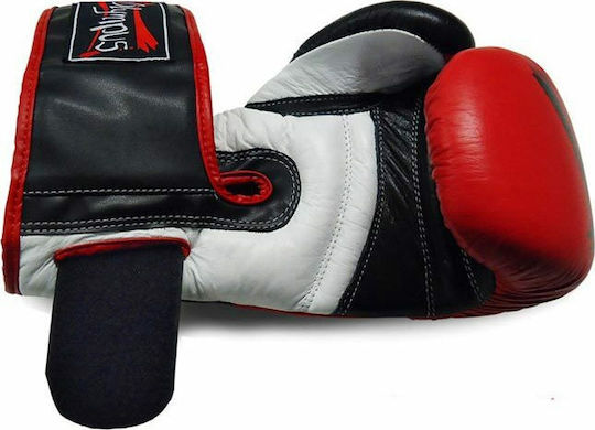 Olympus Sport Elite 4003241 400323 Boxhandschuhe Leder für Kampf Rot