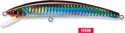 Yo-Zuri R1125 Crystal Minnow Floating Nalucă Artificială Pește de pescuit cu undița No1 13cm/19gr HSM